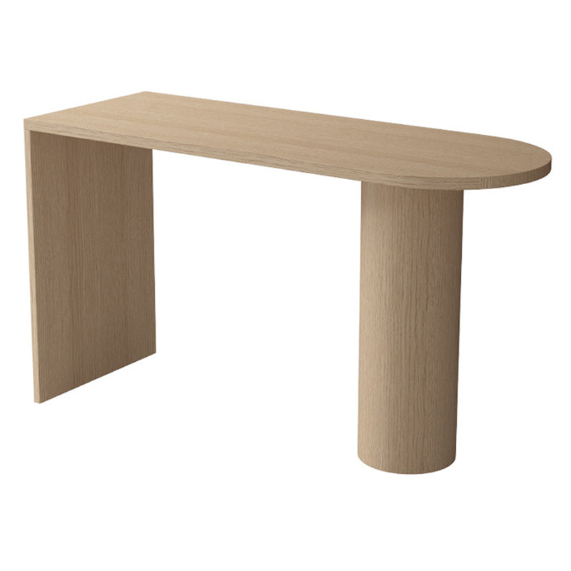 Solid Wood Bar Dining Table Contemporary Bar Dining Table with Sled Base