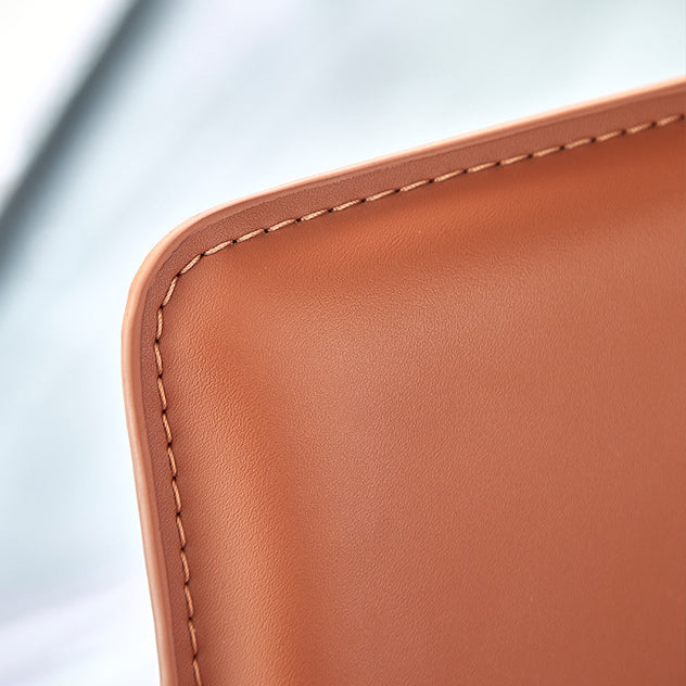 Contemporary Bar and Counter Stool Low Back Stool with 4 Legs