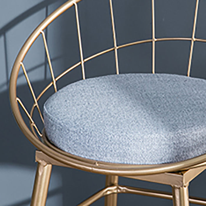 Nordic Style Bucket Counter Stools for Home Upholstered Bar Stools