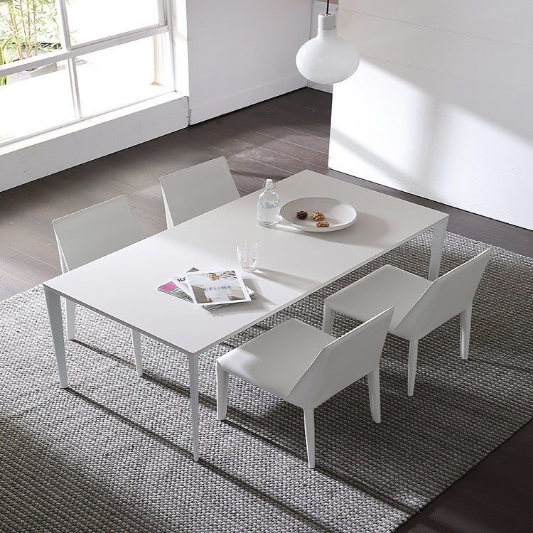 Designer Style 1/4/5/7 Pieces Rectangle Dining Set Sintered Stone Dining Table with Chairs