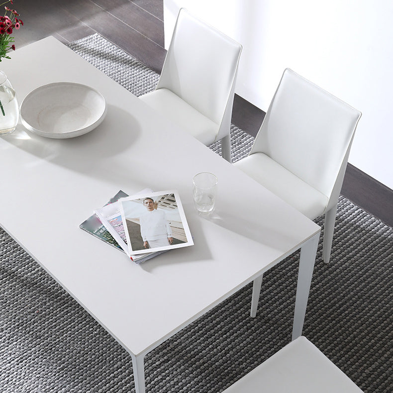 Designer Style 1/4/5/7 Pieces Rectangle Dining Set Sintered Stone Dining Table with Chairs