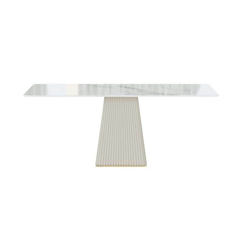 Nordic Sintered Stone Top Dining Set Rectangle 1/2/5/7 Pieces Dining Table with Chairs