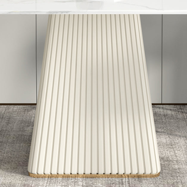 Nordic Sintered Stone Top Dining Set Rectangle 1/2/5/7 Pieces Dining Table with Chairs