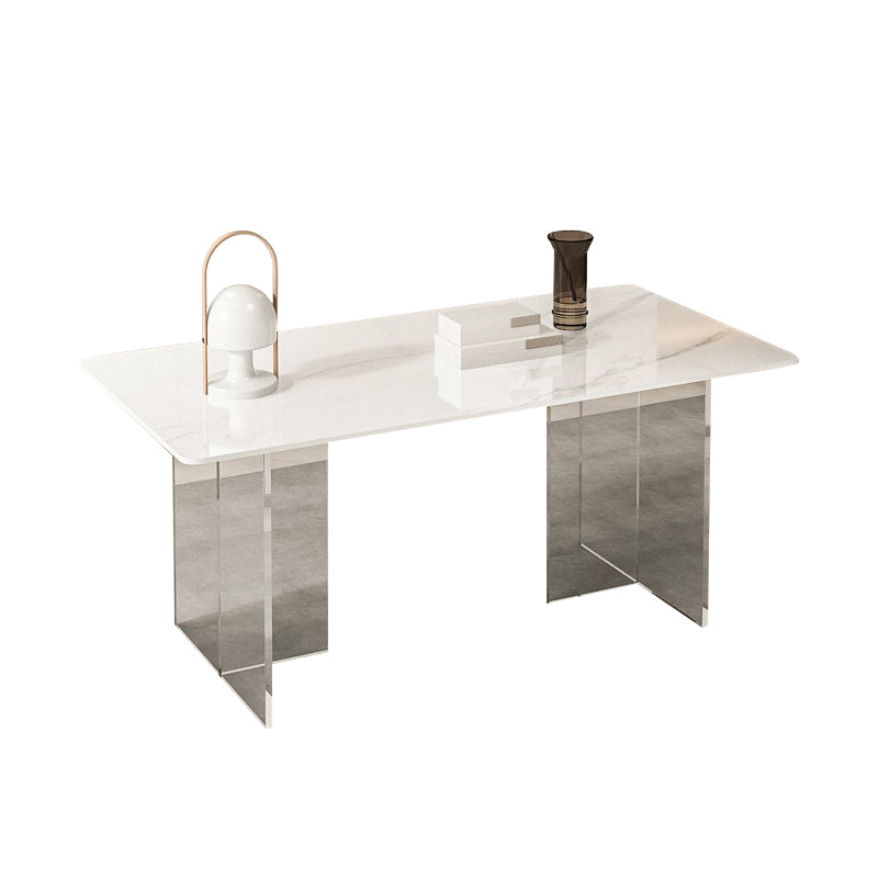 Designer Style Sintered Stone Dining Set Rectangle 1/5/7 Pieces Dining Table with Chairs