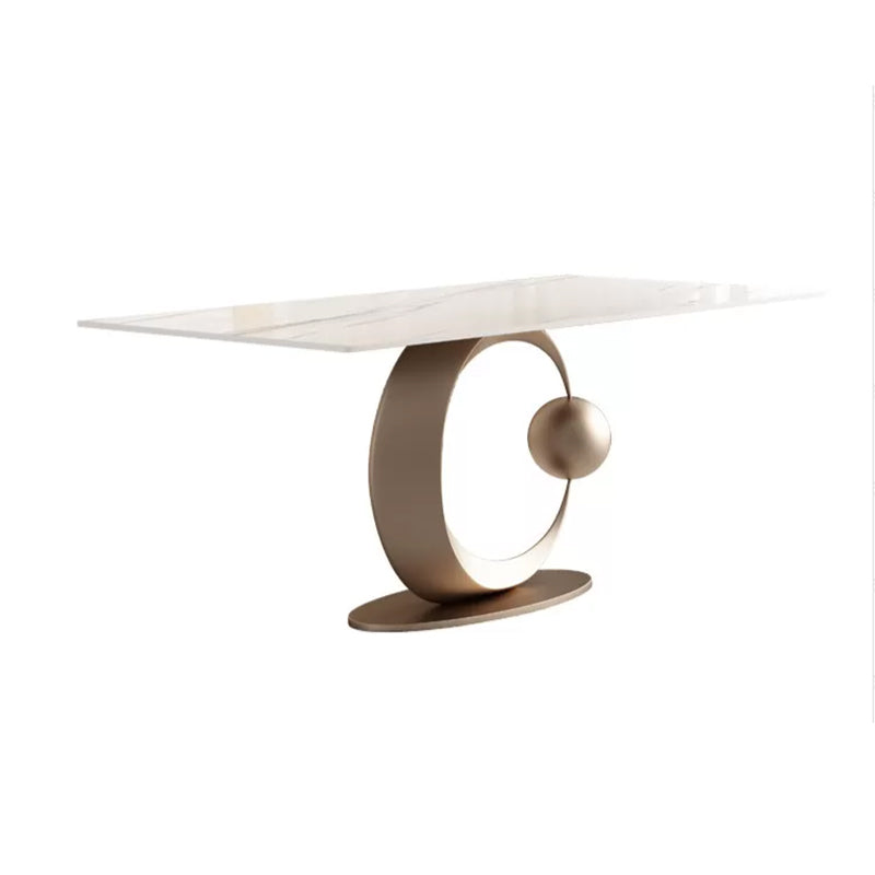 Luxury Sintered Stone Top Dining Set 1/4/5/7 Pieces Rectangle Dining Table with Chairs