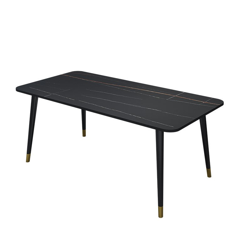 Designer Style Sintered Stone Dining Set 1/2/5/7 Pieces Rectangle Dining Table with Chairs