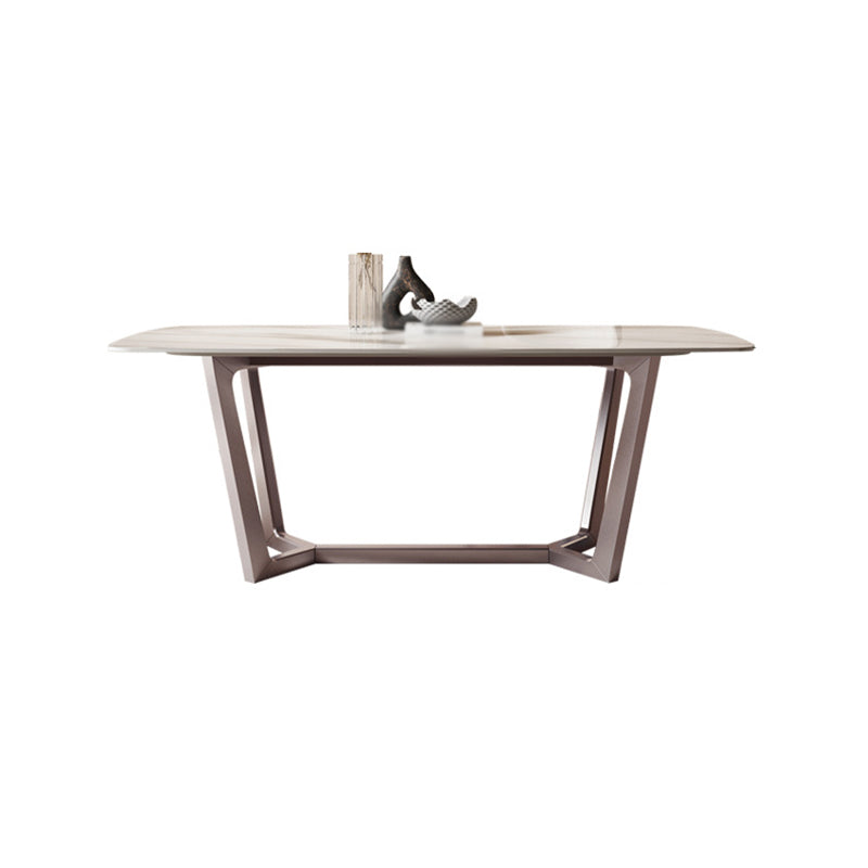 Nordic Sintered Stone Dining Set Rectangle 1/2/5/6/7 Pieces Dining Table with Chairs