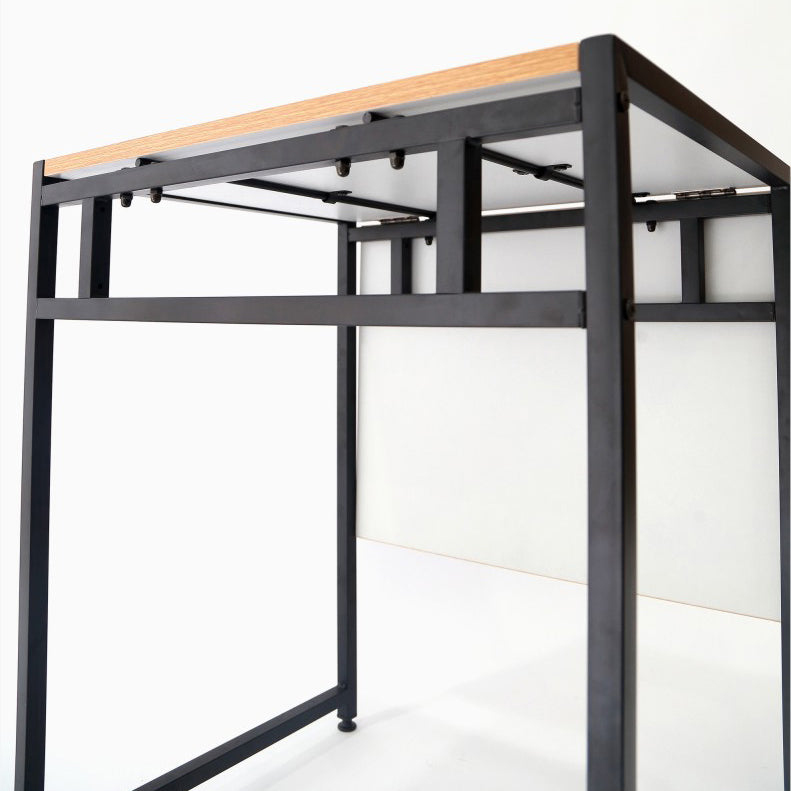 Modern Foldable Dinette Set 1/2/3 Pieces Rectangle Engineered Wood Dining Table Set