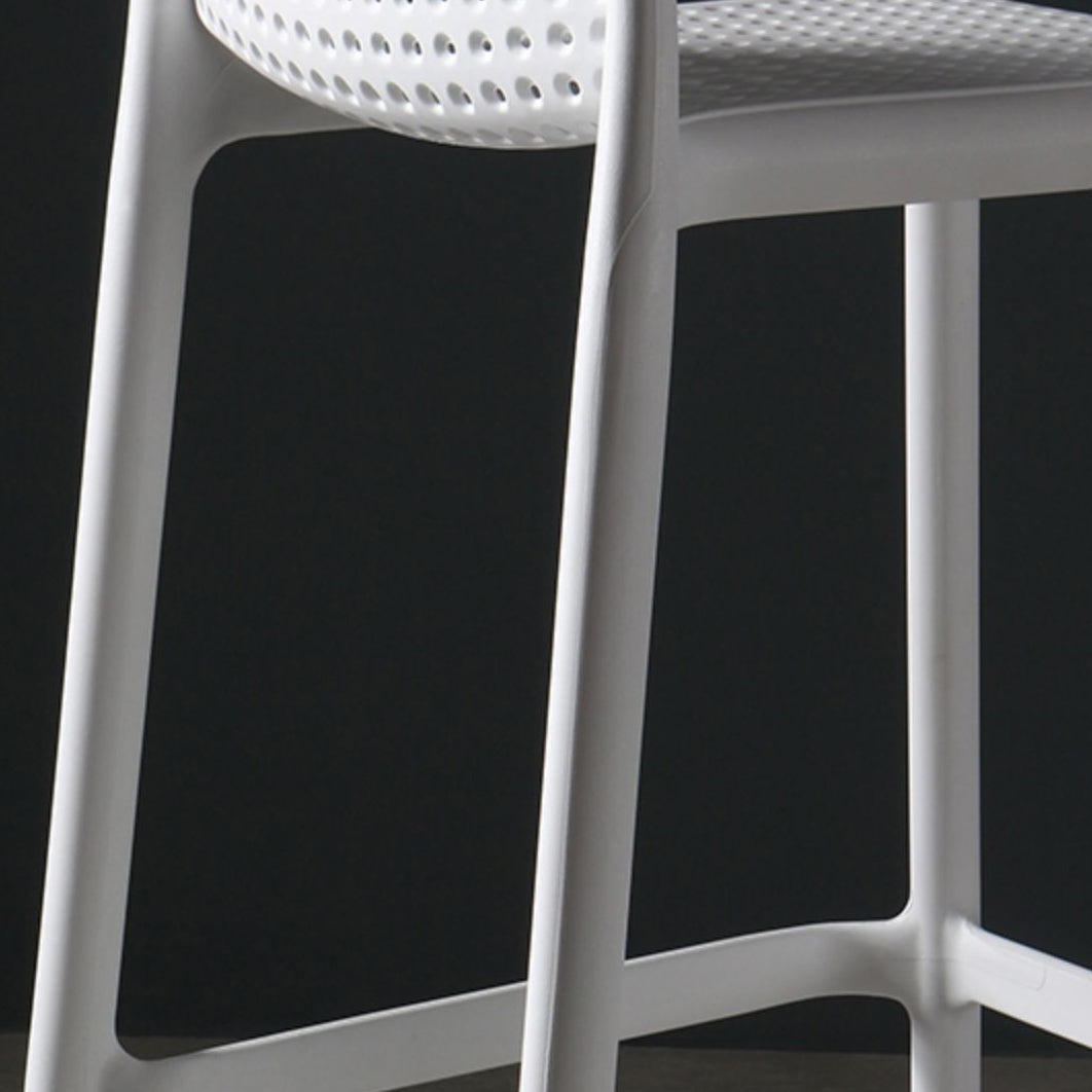 Modern Bar-stool Plastic Counter Bar Stool for Kitchen Bar with Plastic Legs