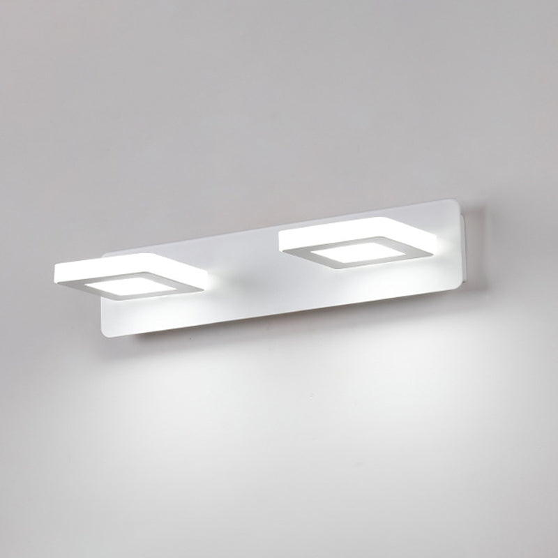 Postmodern Metal tocador Ligero blanco Multi luces LED Mirror Light para baño