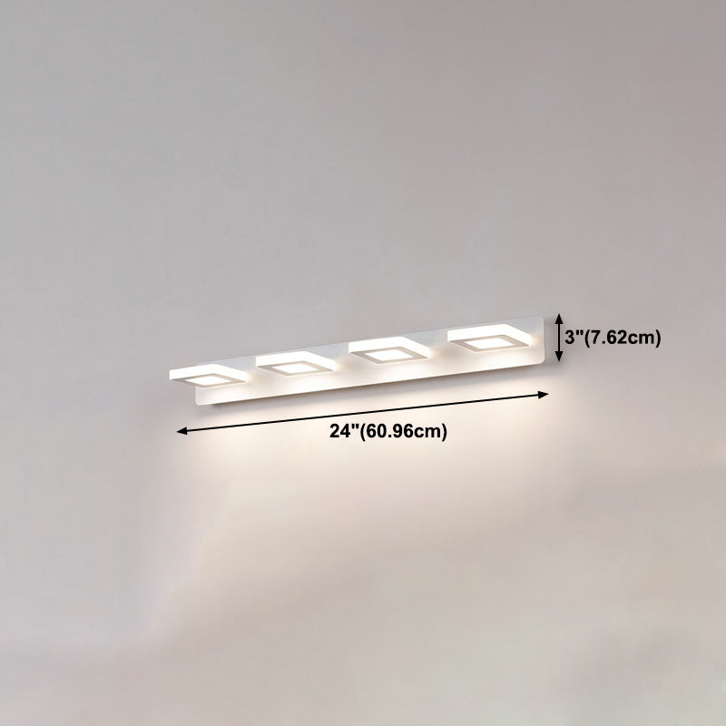 Postmodern Metal tocador Ligero blanco Multi luces LED Mirror Light para baño