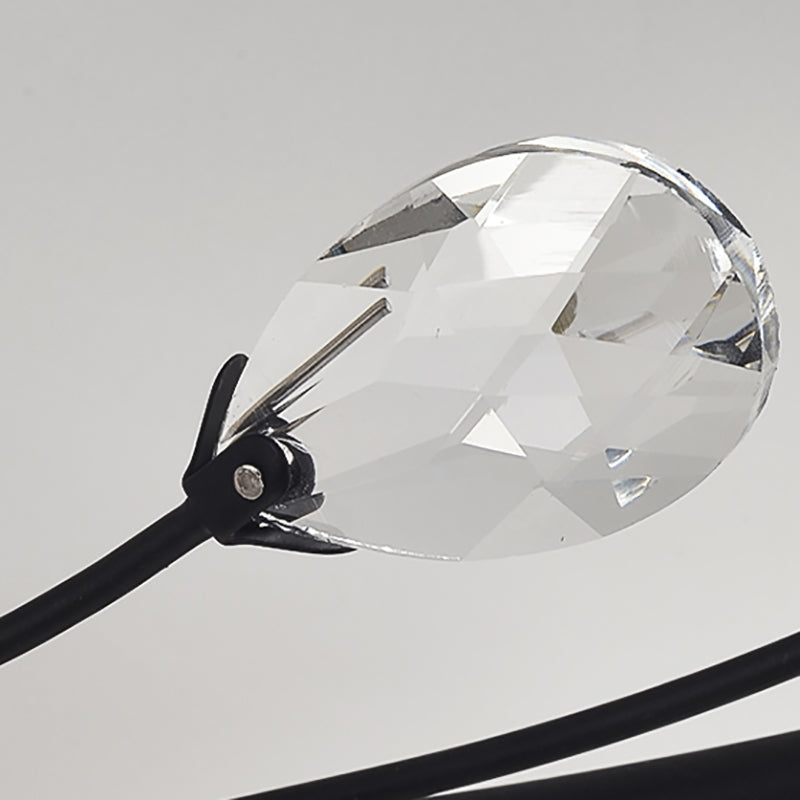 Lámpara tradicional de la semi rascada iluminación de techo de dormitorio múltiple con tono de vidrio de campana