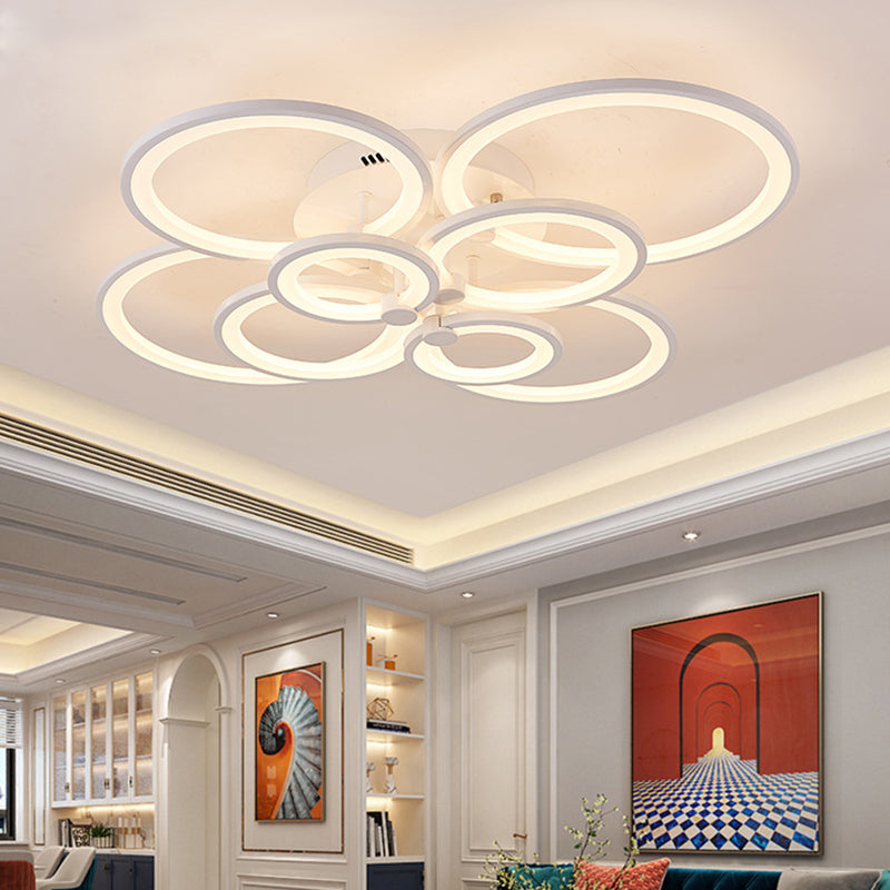 Luz de techo de estilo moderno Simplicidad Flush Mount Lighture para sala de estar