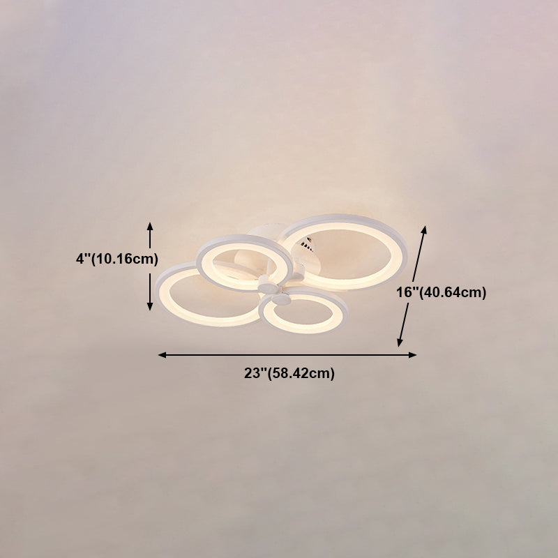 Luz de techo de estilo moderno Simplicidad Flush Mount Lighture para sala de estar