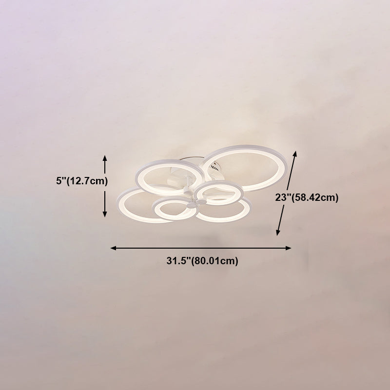 Luz de techo de estilo moderno Simplicidad Flush Mount Lighture para sala de estar