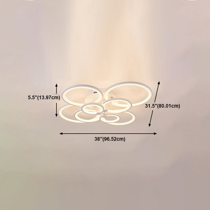 Luz de techo de estilo moderno Simplicidad Flush Mount Lighture para sala de estar