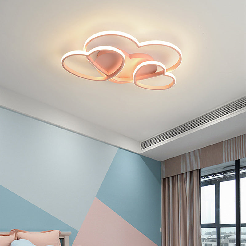 Luz de techo de estilo moderno de color lineal de color lineal de color lineal para dormitorio