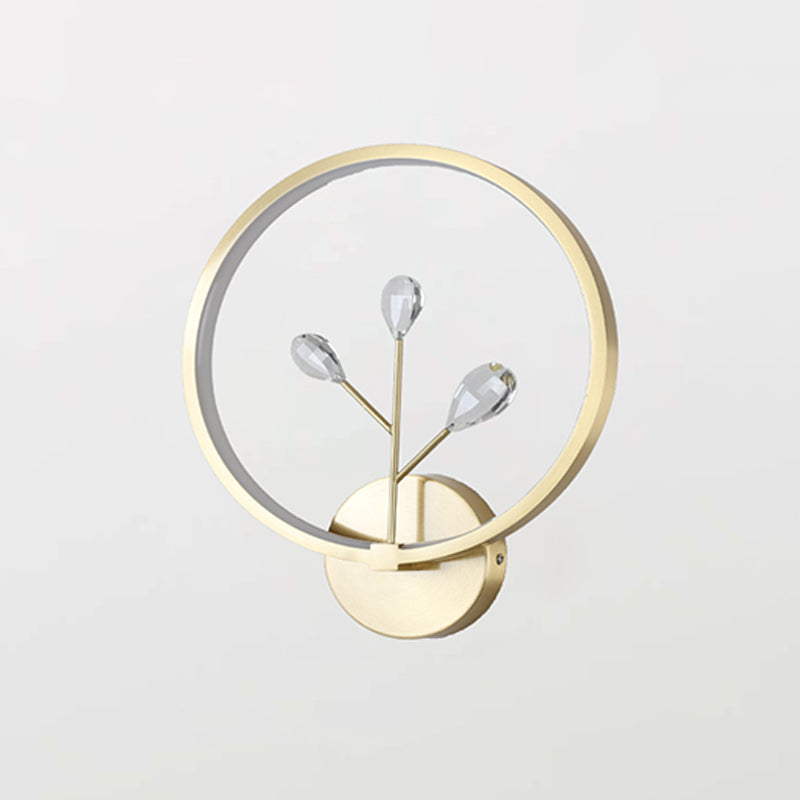 Runde Schatten Metall Wandleuchte modern