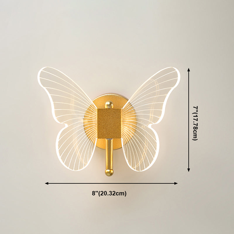 Sombra única de la pared de metal Maledina Modern Lights Lighting Lighting Lights en oro