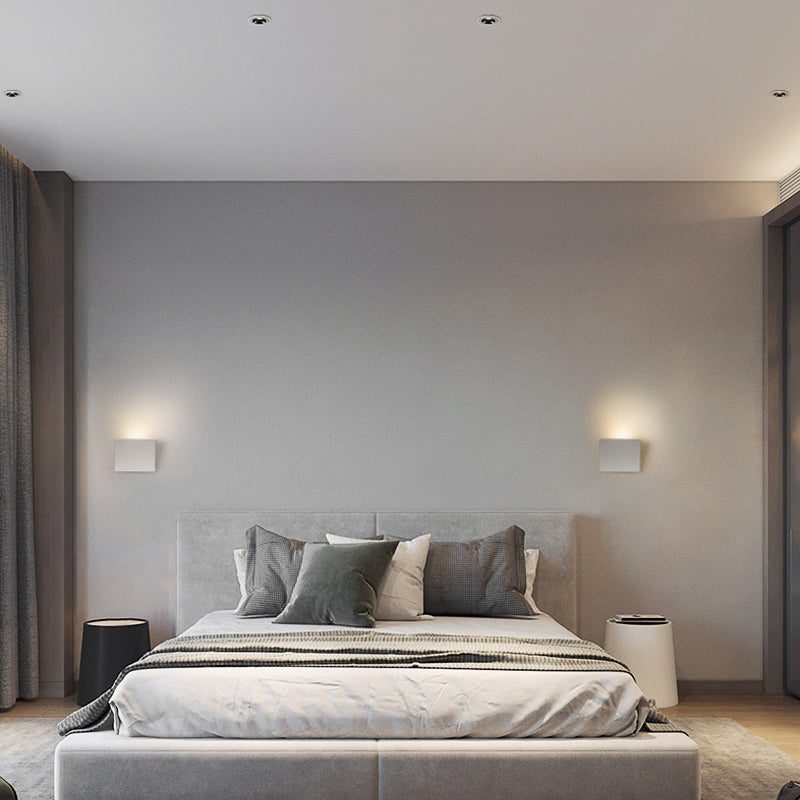 Quadratische Schatten Metall Wandleuchte modern