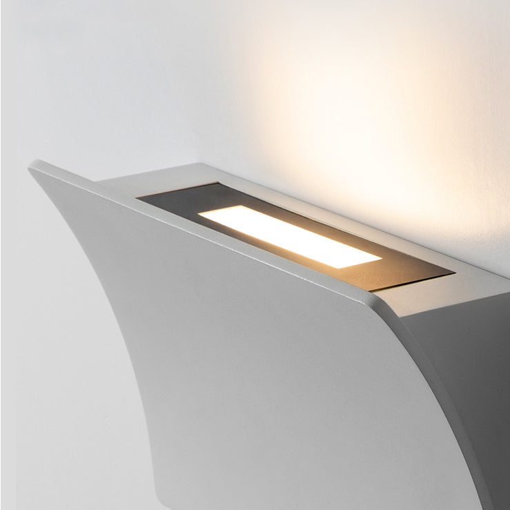 Quadratische Schatten Metall Wandleuchte modern