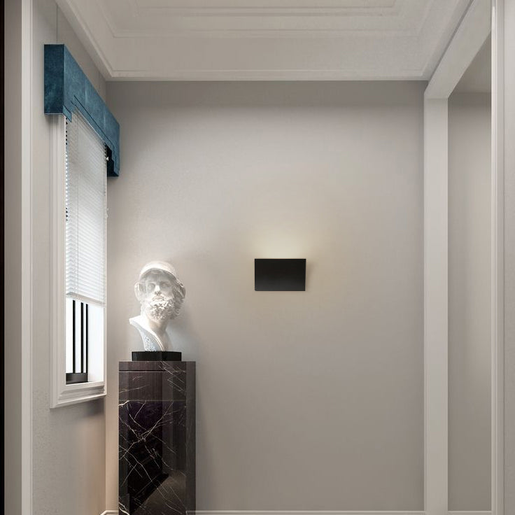 Quadratische Schatten Metall Wandleuchte modern