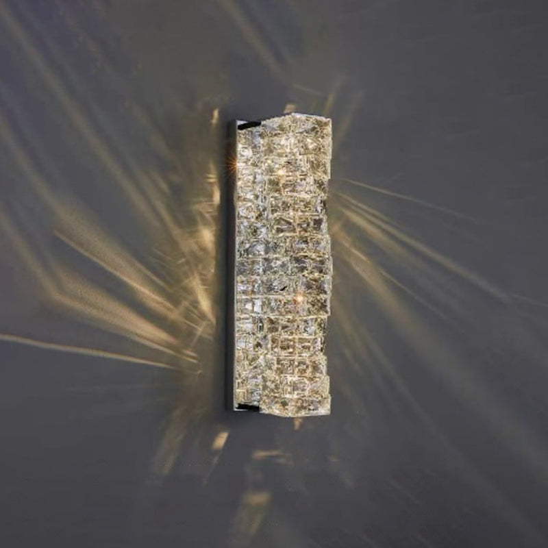 Sombra única de la pared de cristal de sombra estilo moderno de 1 luz de montaje de pared lámpara