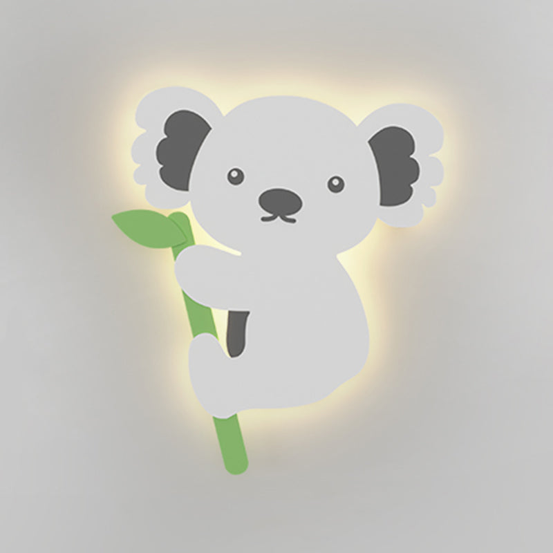 Creative Animals Wall Light Modern Colorful LED Wall Light Fixture for Bedroom