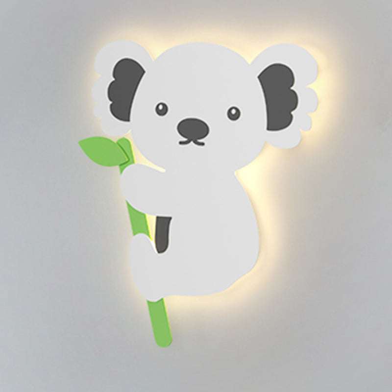 Creative Animals Wall Light Modern Colorful LED Wall Light Fixture for Bedroom