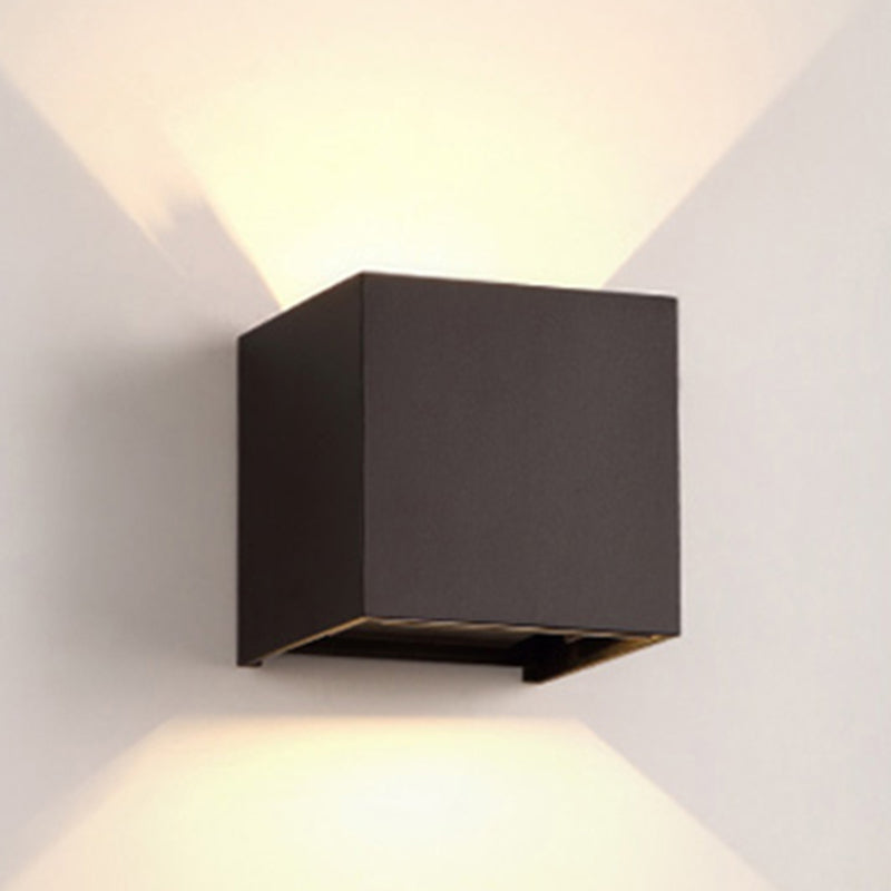 Luz de la plataforma geométrica de estilo moderno de muro de metal LED LED LITING