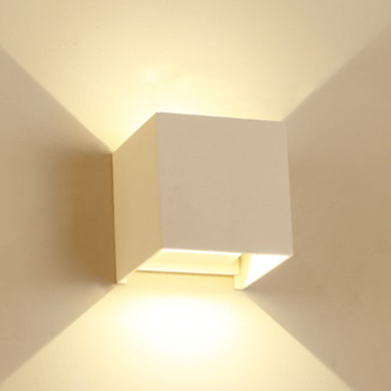 Luz de la plataforma geométrica de estilo moderno de muro de metal LED LED LITING