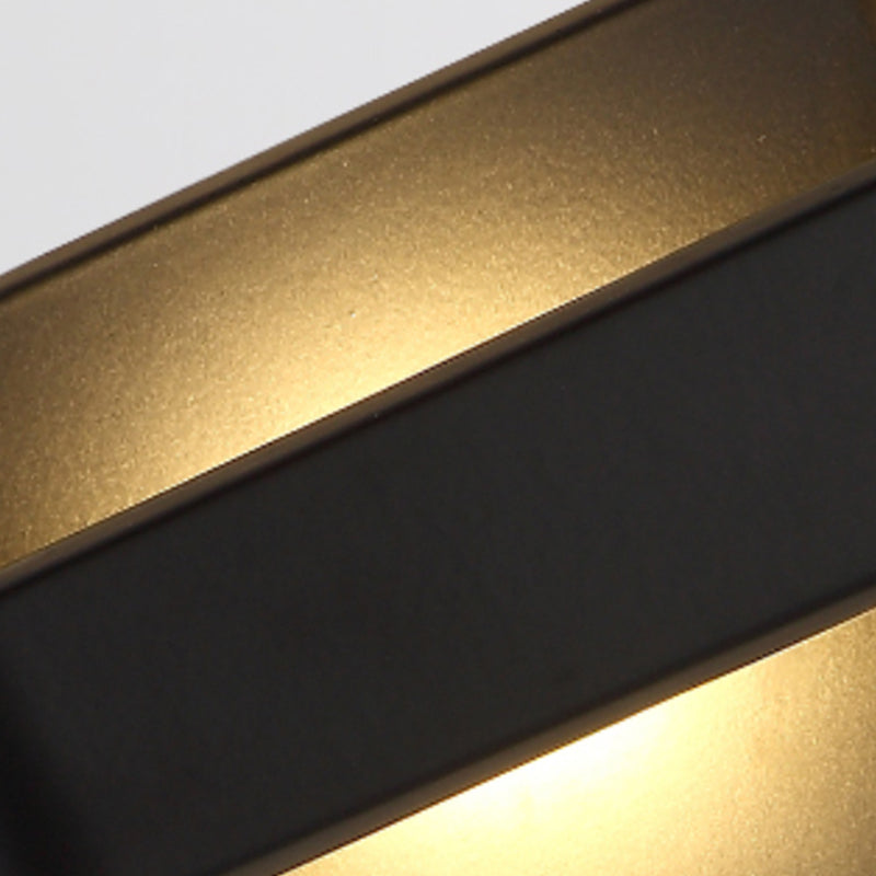 Luz de la plataforma geométrica de estilo moderno de muro de metal LED LED LITING