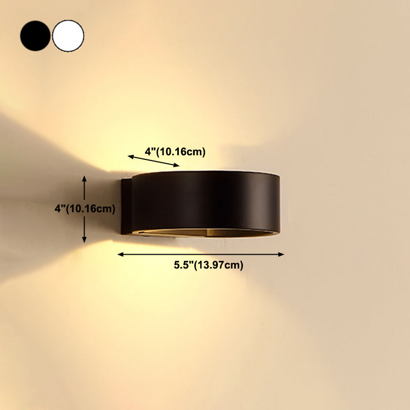 Luz de la plataforma geométrica de estilo moderno de muro de metal LED LED LITING