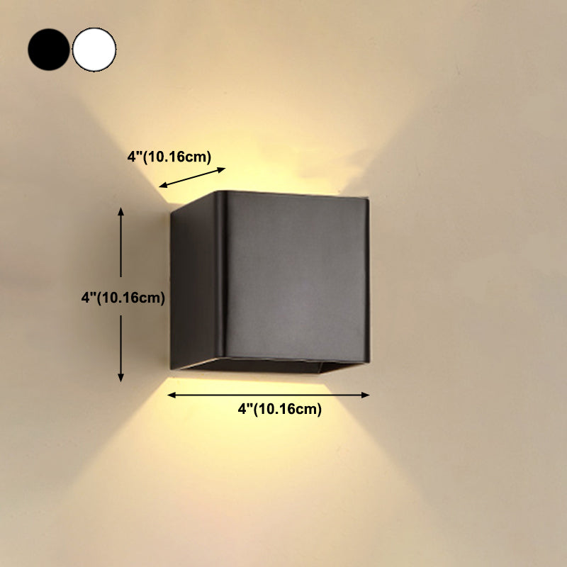 Luz de la plataforma geométrica de estilo moderno de muro de metal LED LED LITING