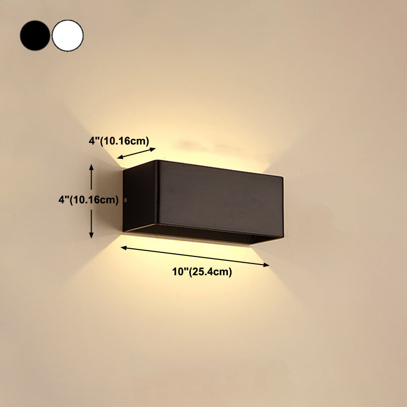 Luz de la plataforma geométrica de estilo moderno de muro de metal LED LED LITING