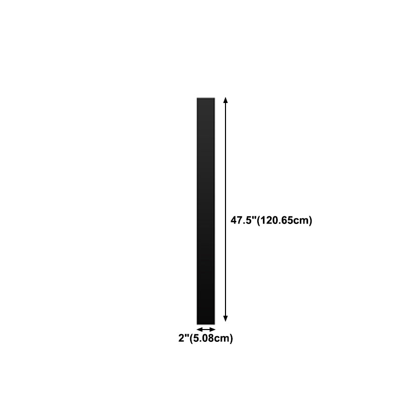 Metall lineare Formwandlicht moderne 1 leichte Wandmontageleuchte in Schwarz