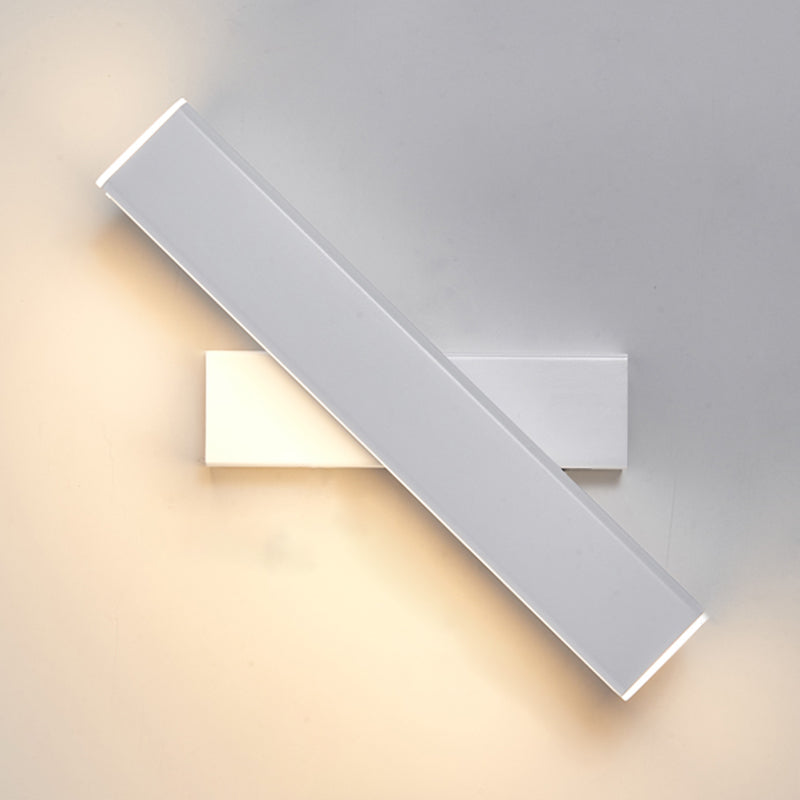 Square Shape Metal Wall Light Modern 1-Light Wall Mounted Light Fixture