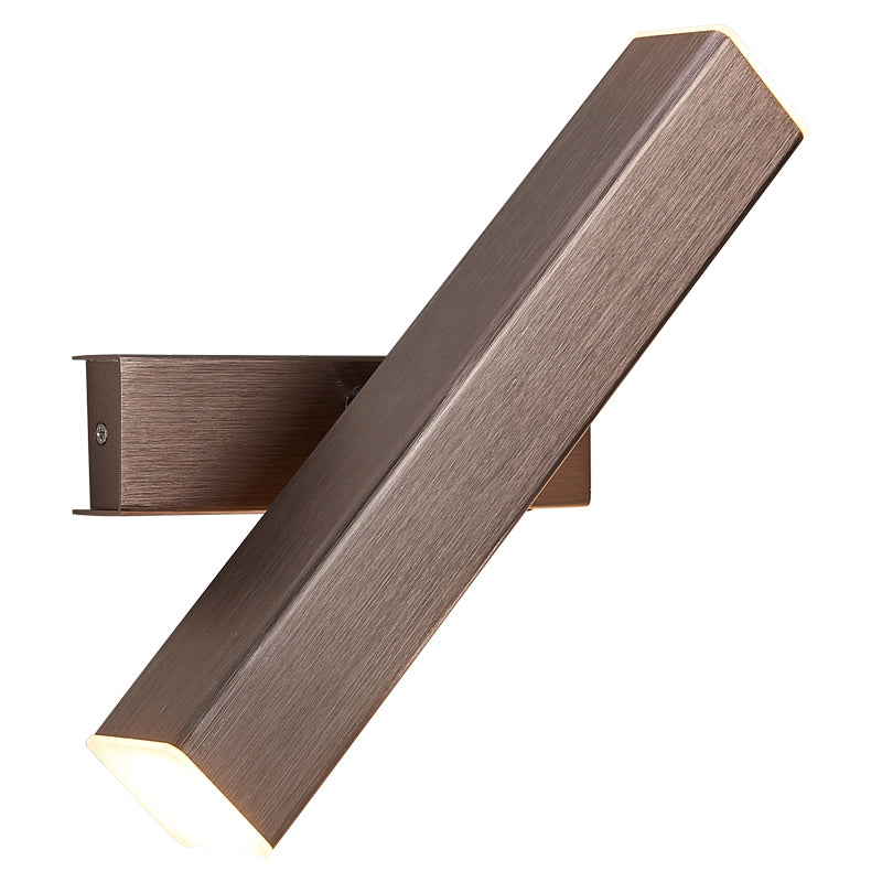 Square Shape Metal Wall Light Modern 1-Light Wall Mounted Light Fixture