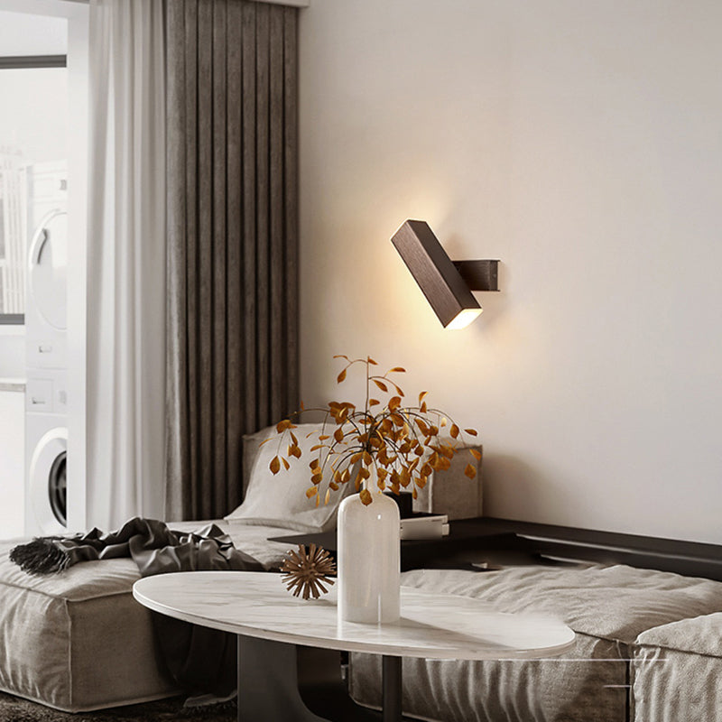 Square Shape Metal Wall Light Modern 1-Light Wall Mounted Light Fixture