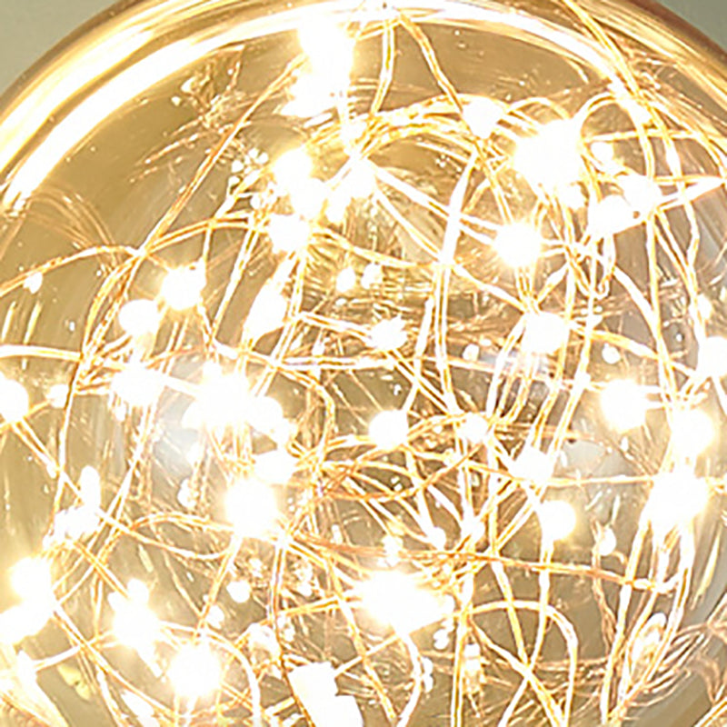 Glaskugelform Wand Licht moderner Stil 1-Licht-Wandmontageleuchte