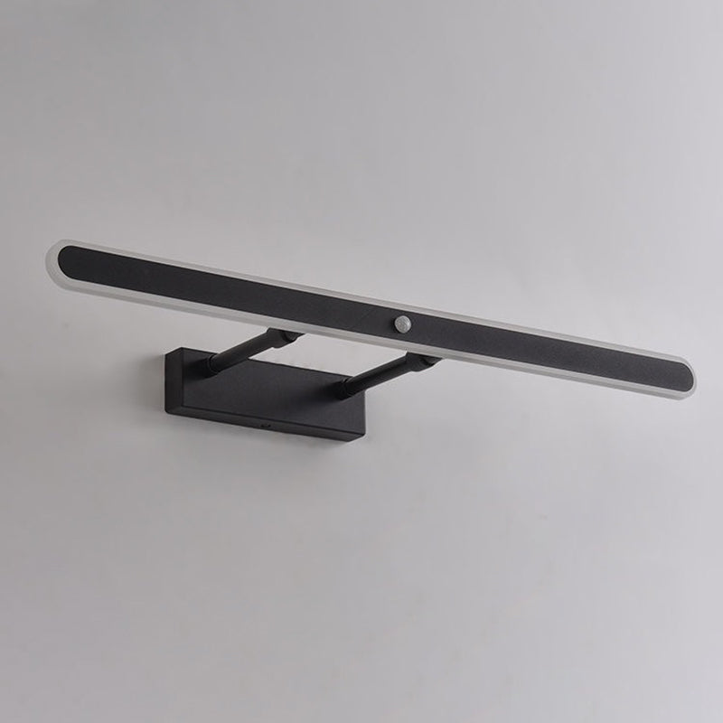 Modern Style Rectangular Vanity Wall Lights Metal 1 Light Vanity Mirror Lights