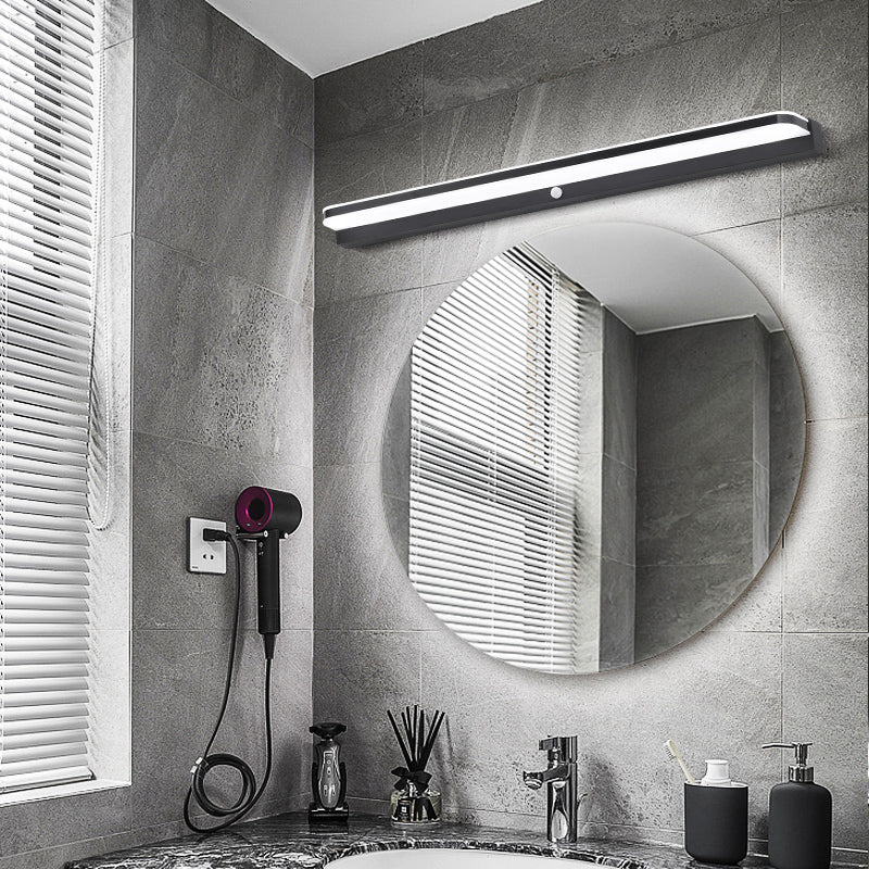 Modern Style Rectangle Vanity Wall Lights Metal 1 Light Vanity Mirror Lights
