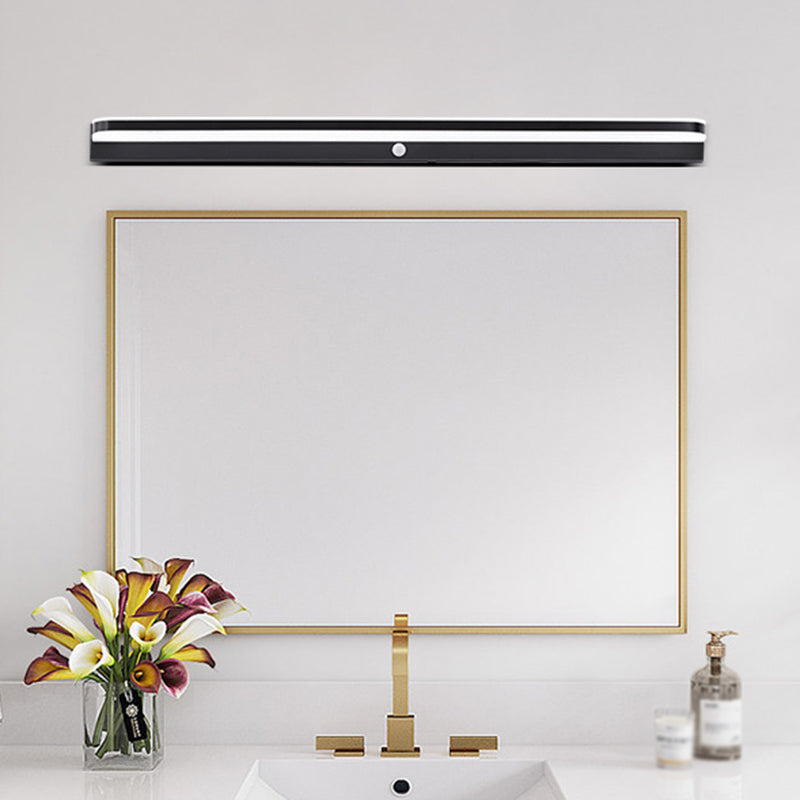 Modern Style Rectangle Vanity Wall Lights Metal 1 Light Vanity Mirror Lights