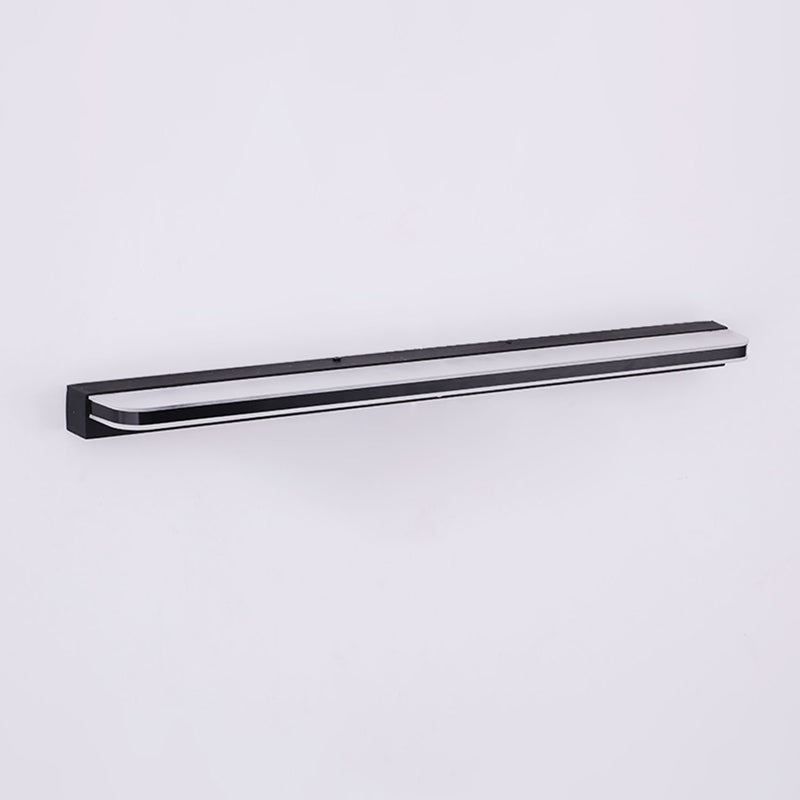 Modern Style Rectangle Vanity Wall Lights Metal 1 Light Vanity Mirror Lights
