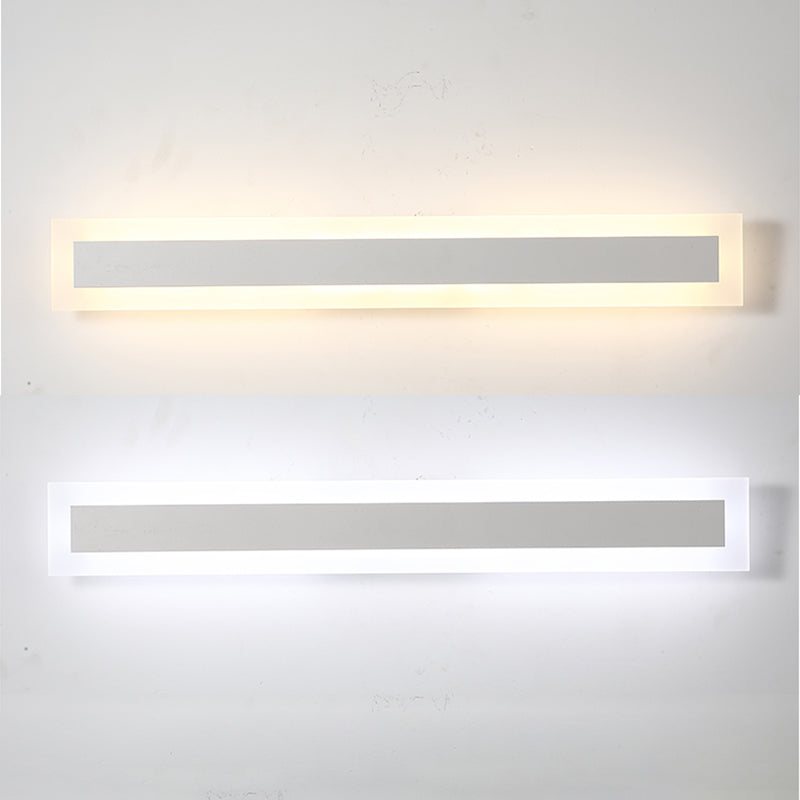1 Light Linear Vanity Wall Lights Modern Style Wood Vanity Wall Sconce