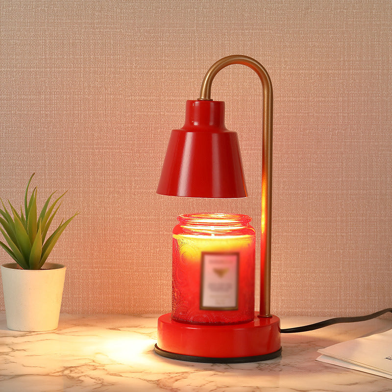 Nordic Metal Table Lamp Simple Aromatherapy Melting Wax Desk Lamp for Bedroom