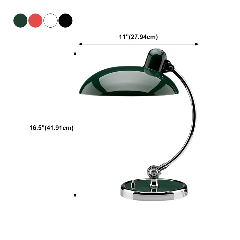 1-Light Geometric Night Table Lamp Modern Style Metal Table Lamp