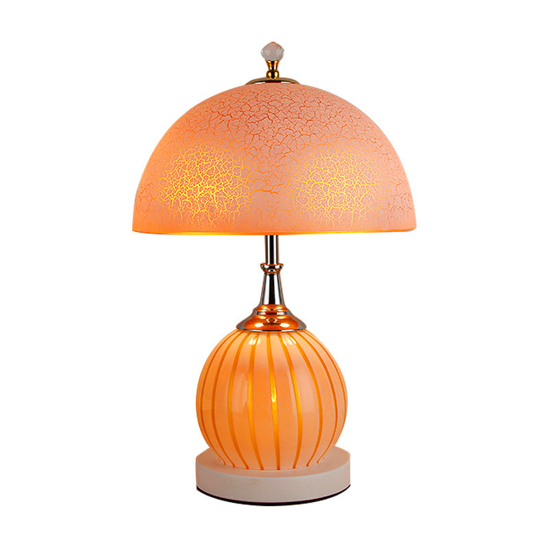 Dome Night Table Lamps Modern Style Glass 1 Light Table Lamp
