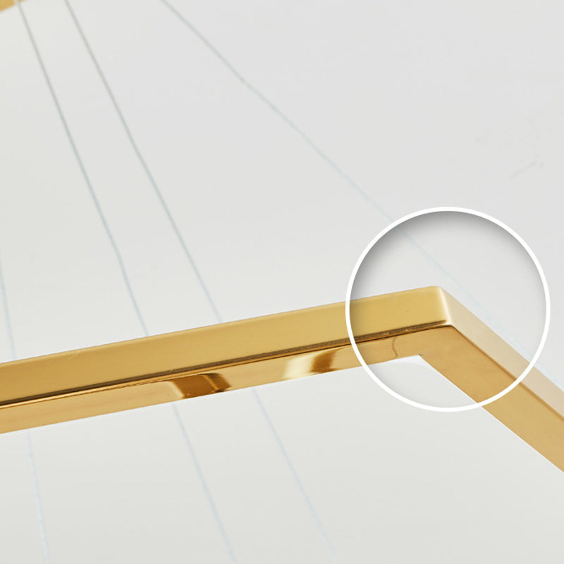 3 Lichter Polygon Schatten hängend hängender moderner Metallanhänger Licht für Esszimmer