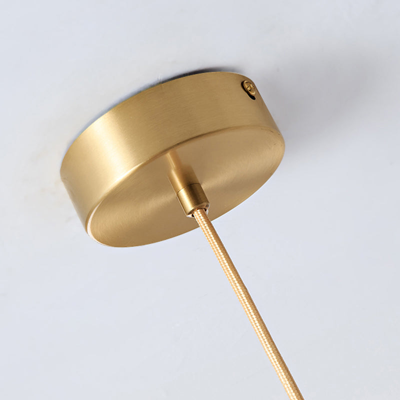 Kupferring -Anhänger Lichtkristall zeitgenössische LED Hängende Leuchten